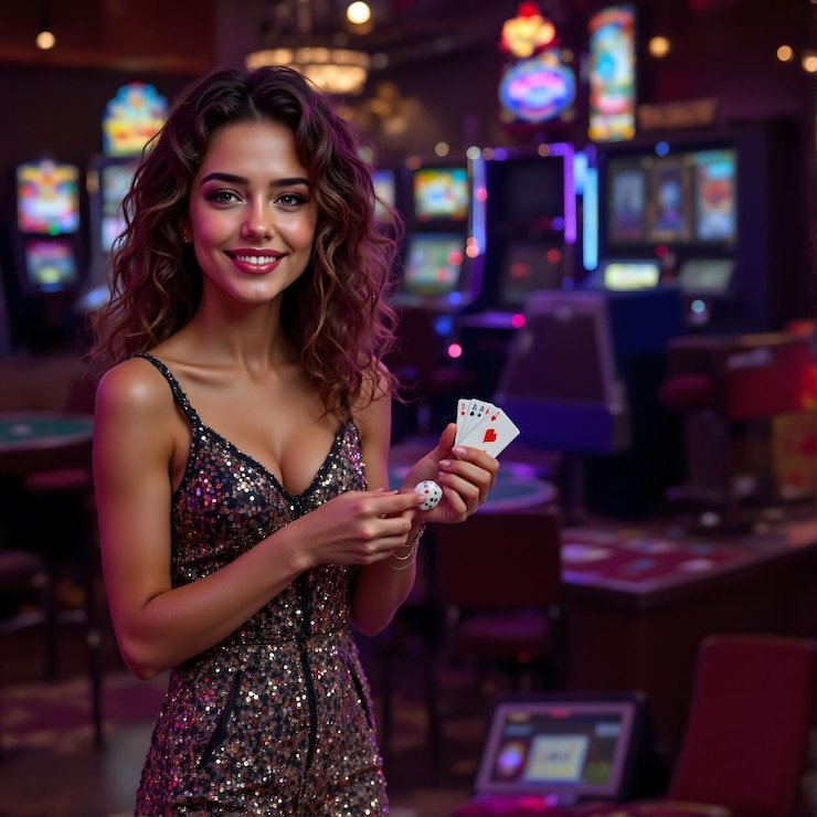 Dealer langsung Speed Baccarat livebet membagikan kartu dengan cepat